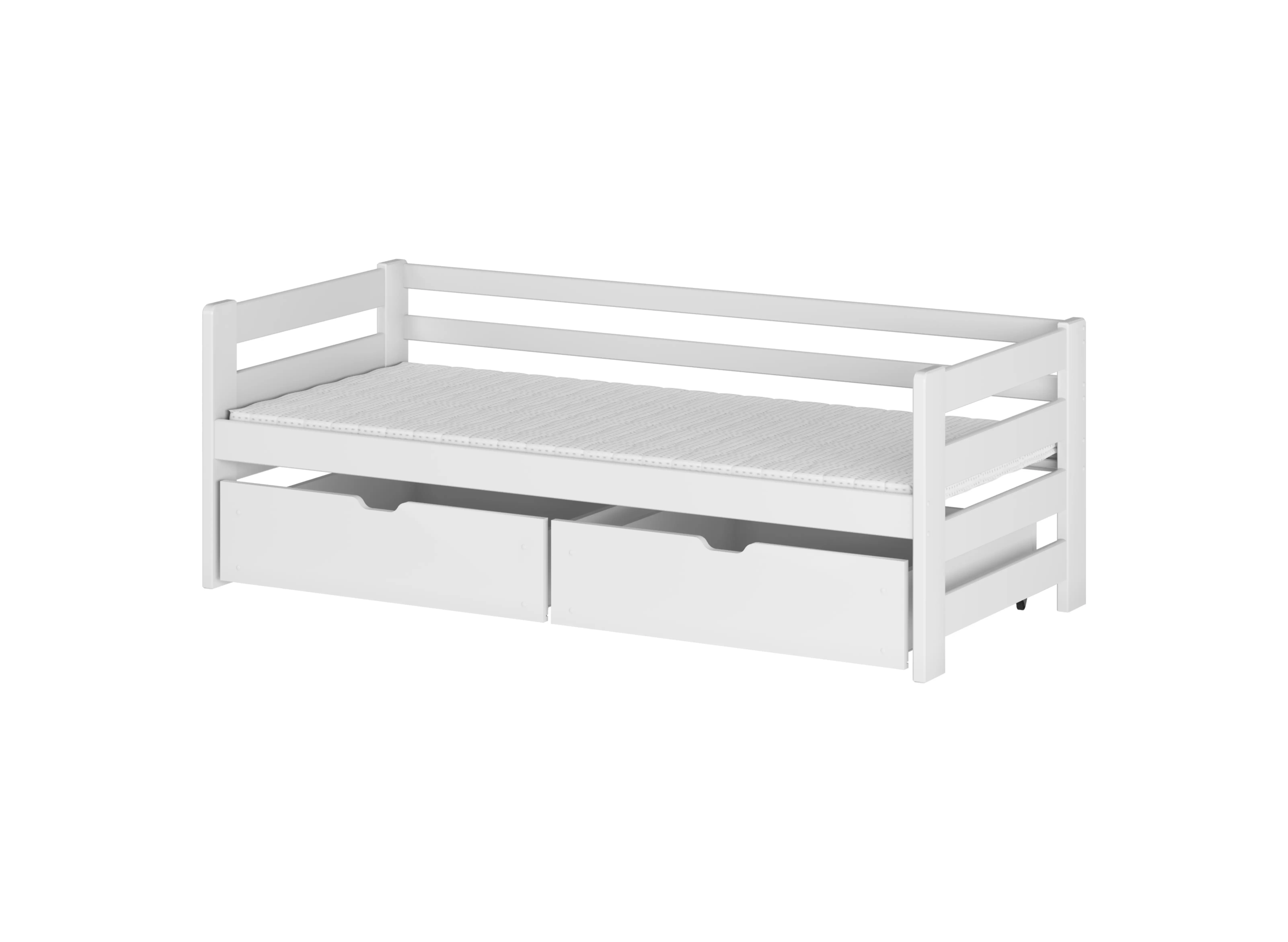ERGO 90x200 białe łóżko dziecięce jednoosobowe Lano Meble