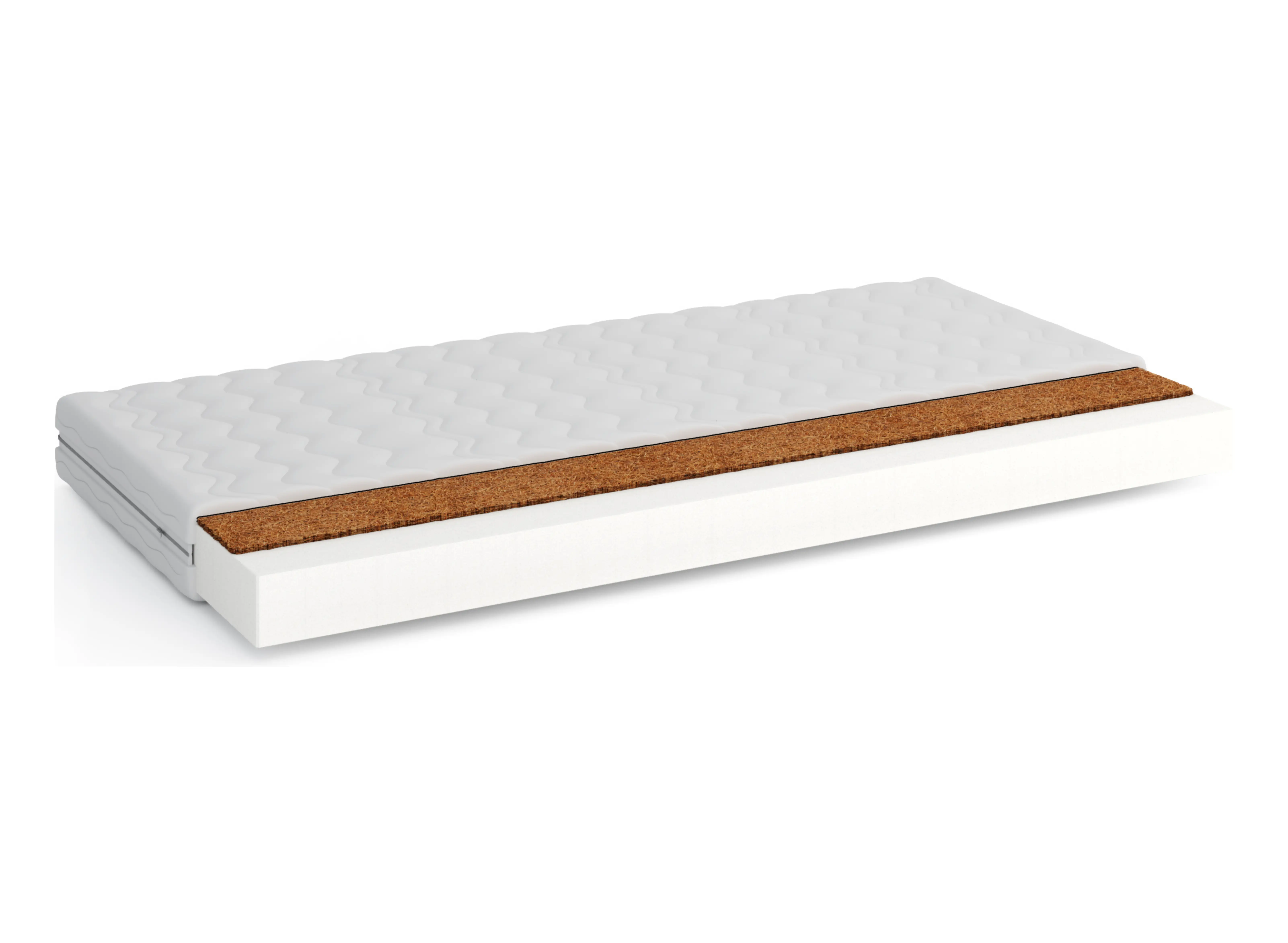 KOKOS 90x190 średnio twardy 11 cm kokosowo-piankowy materac Lano Meble