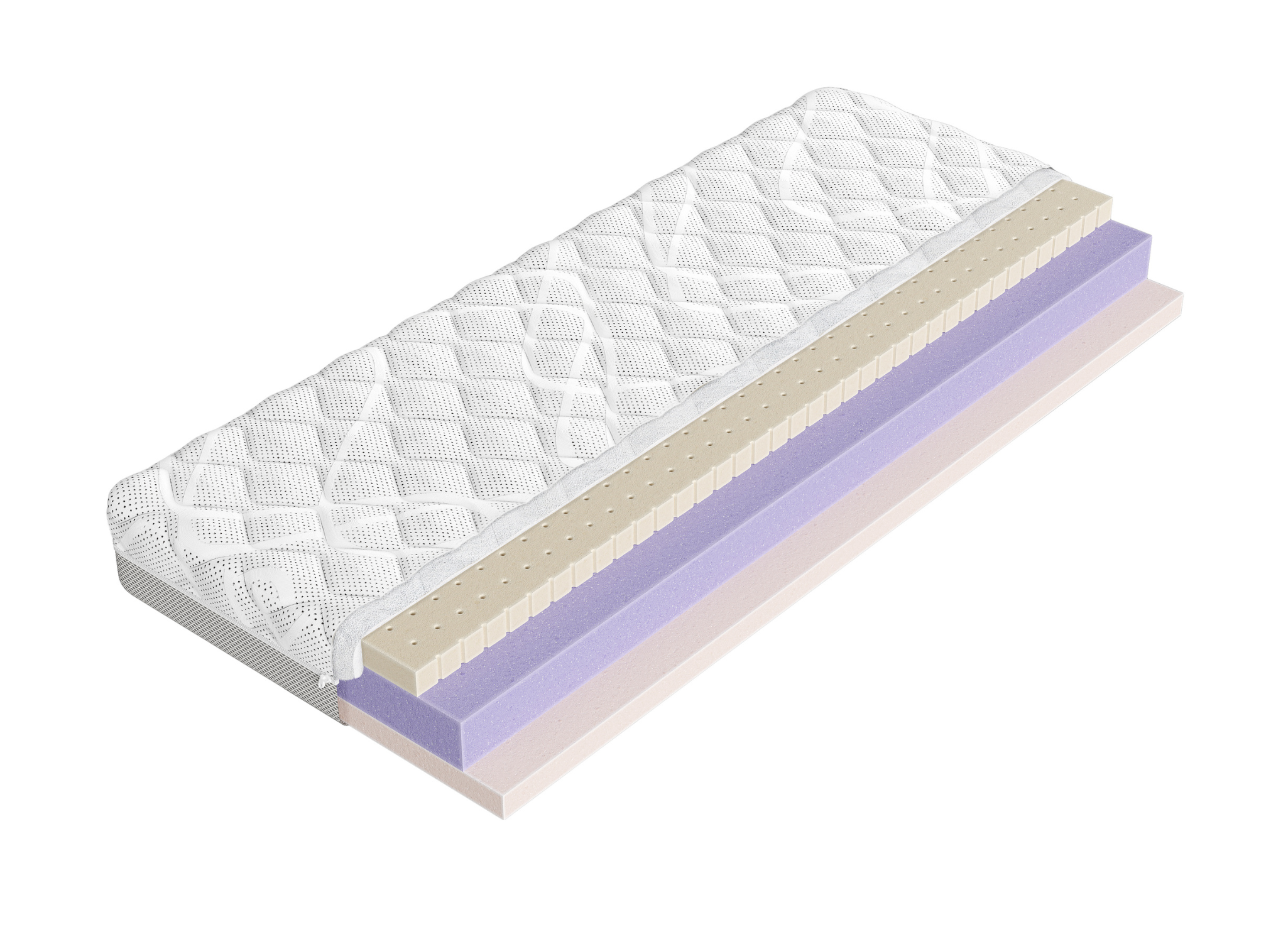 CLEAN 90x200 średnio twardy 13 cm lateksowy z pianką antybakteryjną materac Lano Meble